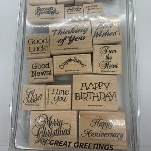 Stampin’ Up Great Greetings Stamp Set